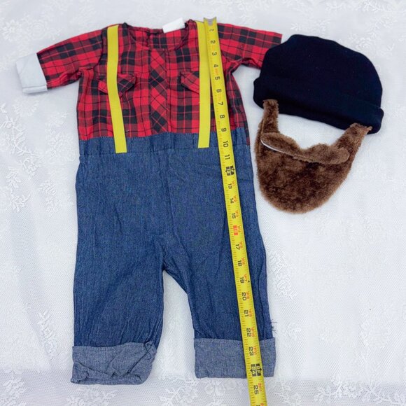 Baby Little Lumberjack Halloween Costume 18-24 mo Logger Outfit - Picture 3 of 11